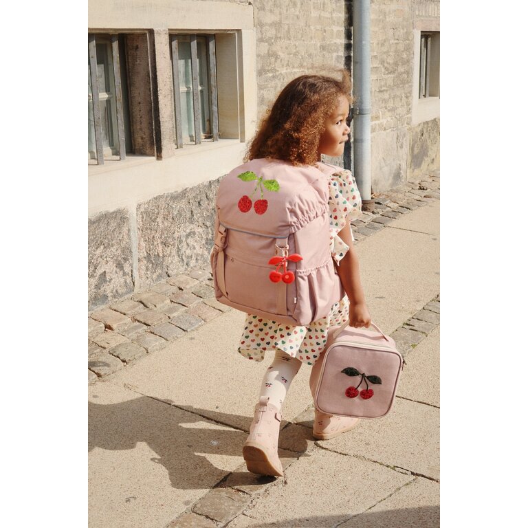 Konges Sløjd KONGES SLØJD thermische lunchtas kind Clover Mahogany Rose roze koeltas