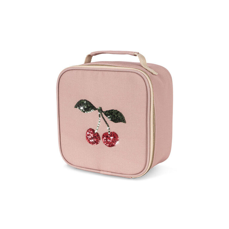 Konges Sløjd KONGES SLØJD thermische lunchtas kind Clover Mahogany Rose roze koeltas