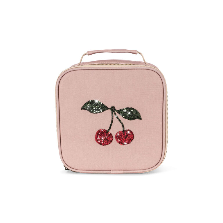Konges Sløjd KONGES SLØJD thermische lunchtas kind Clover Mahogany Rose roze koeltas