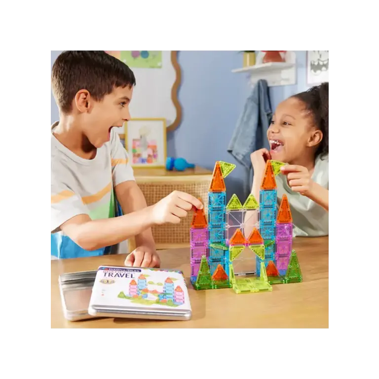 MAGNA-TILES Magna Tiles | Travel set de luxe | 55 stuks
