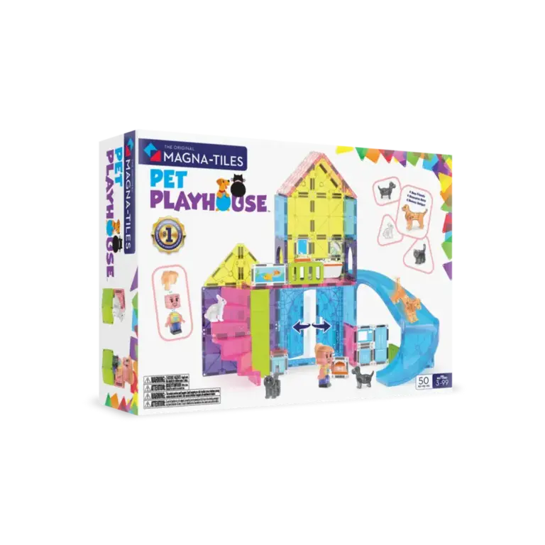 MAGNA-TILES Magna Tiles | Pet Playhouse | 50 stuks