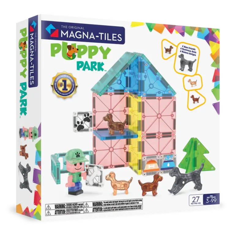 MAGNA-TILES MagnaTiles | Puppy park | 27 stuks