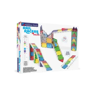 MAGNA-TILES Magna Tiles |  Rail Racers Deluxe | 90 stuks