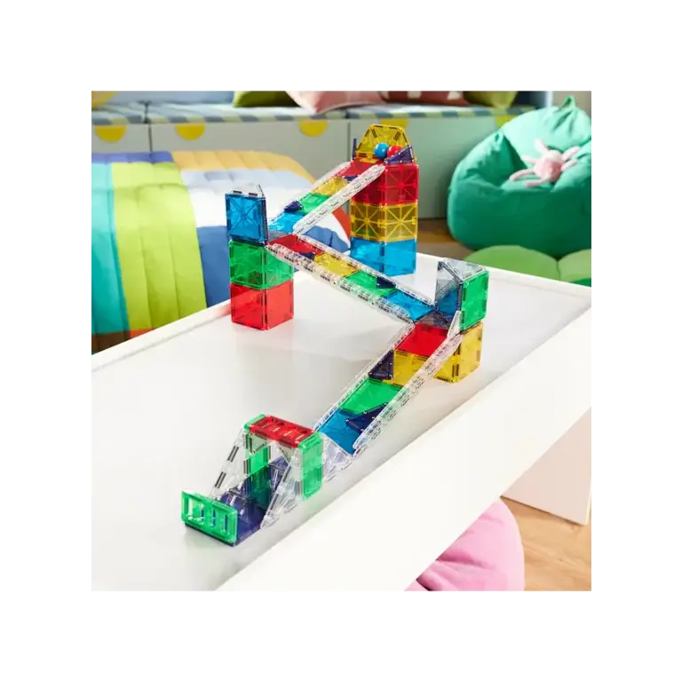 MAGNA-TILES Magna Tiles |  Rail Racers Deluxe | 90 stuks