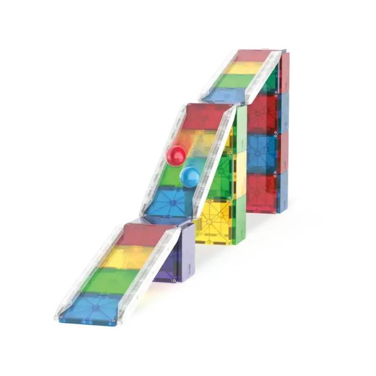 MAGNA-TILES Magna Tiles |  Rail Racers Deluxe | 90 stuks