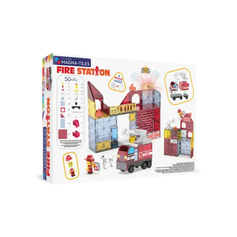 MAGNA-TILES MagnaTiles | Fire station | 50 stuks