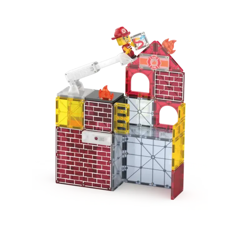 MAGNA-TILES MagnaTiles | Fire station | 50 stuks