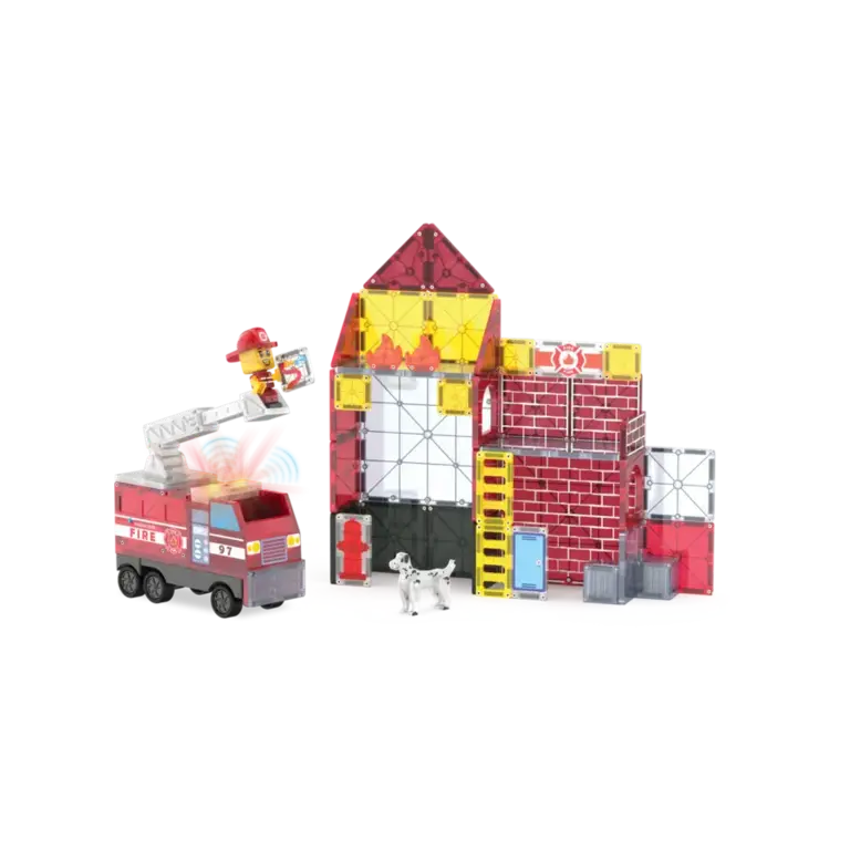MAGNA-TILES MagnaTiles | Fire station | 50 stuks