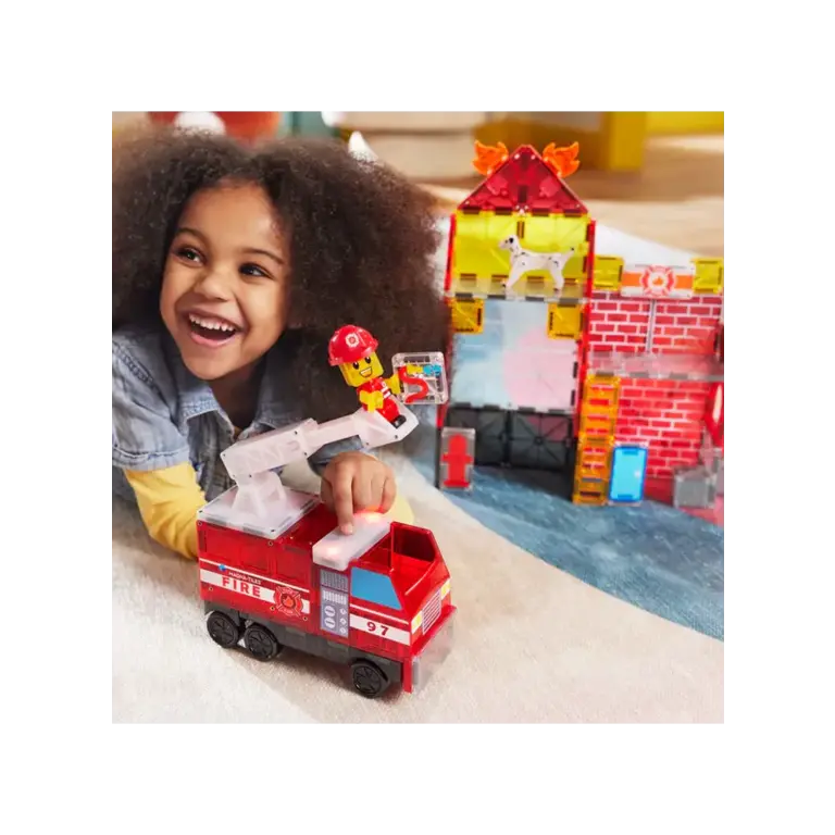 MAGNA-TILES MagnaTiles | Fire station | 50 stuks