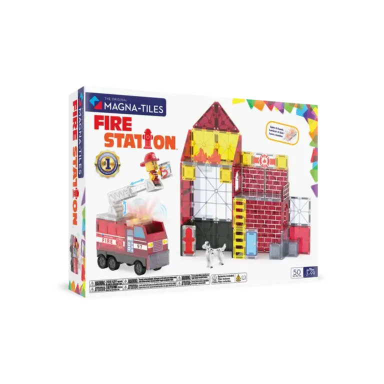 MAGNA-TILES MagnaTiles | Fire station | 50 stuks
