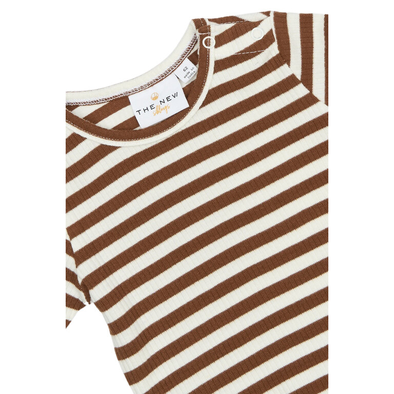 The New The New shirt kind Longsleeve Streep Fro Bruin