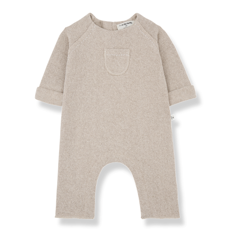 1+ in the family Georges Jumpsuit | Boxpakje | Beige