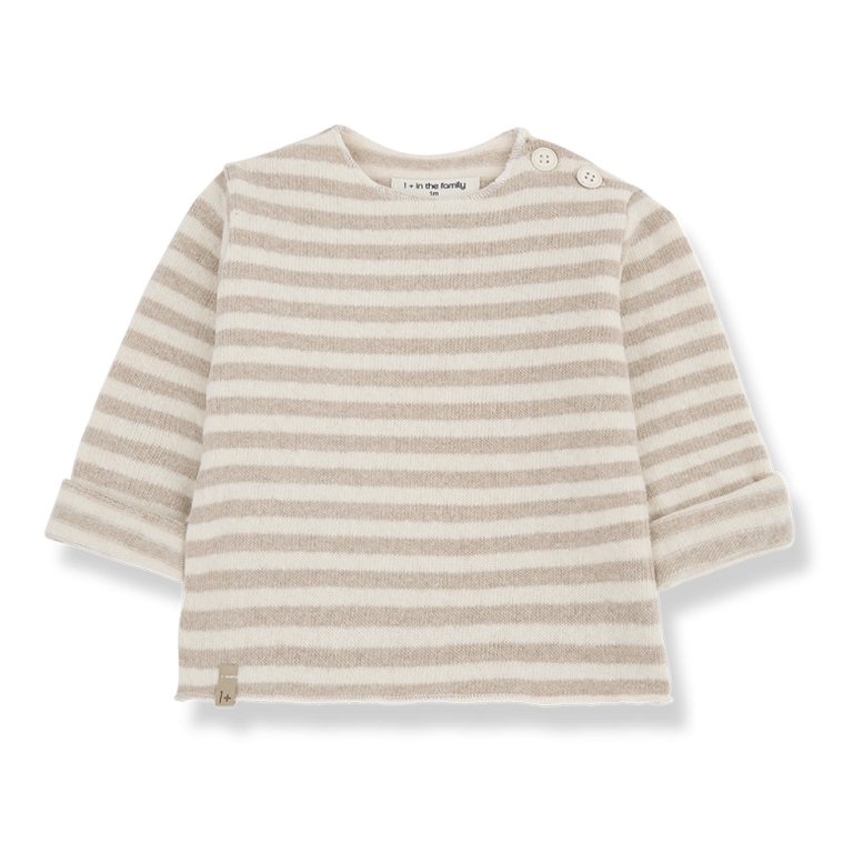 1+ in the family Aubin | Longsleeve | Beige