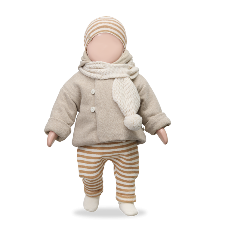 1+ in the family VICENS broek kind Biscotto bruin