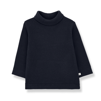 1+ in the family Aritz | Tourtle Neck T-shirt | Dark Blue