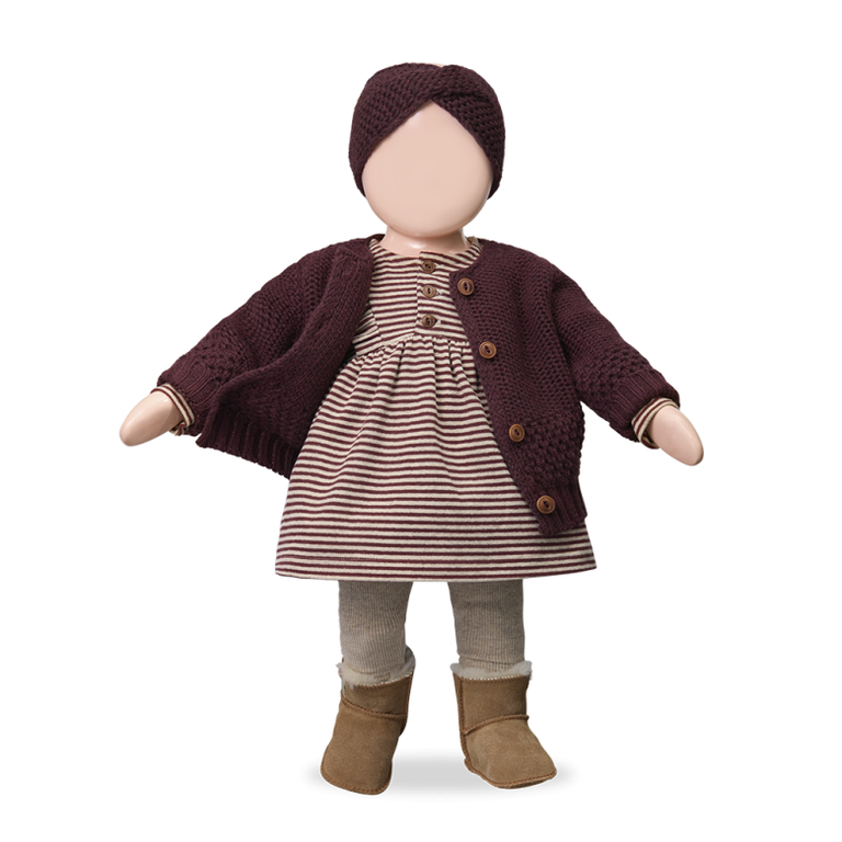 1+ in the family MALENE-BB jas/vest baby Melanzana paars