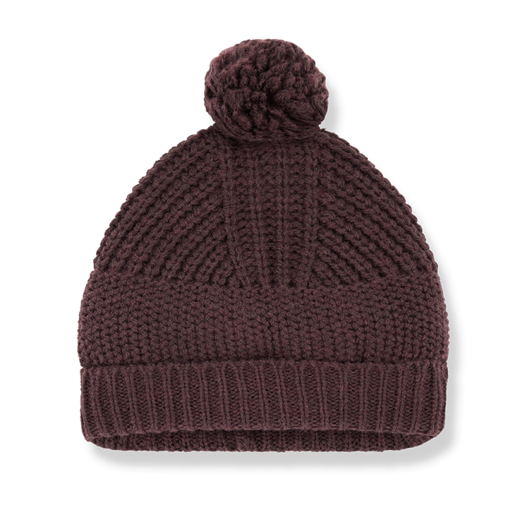 1+ in the family ERNA-BB muts baby Melanzana paars beanie