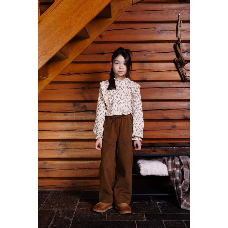 Levv Shirt | Verda | White Flower LEVV