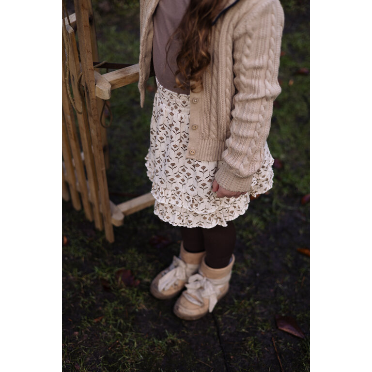 Levv Skirt | Victoria | White Flower LEVV