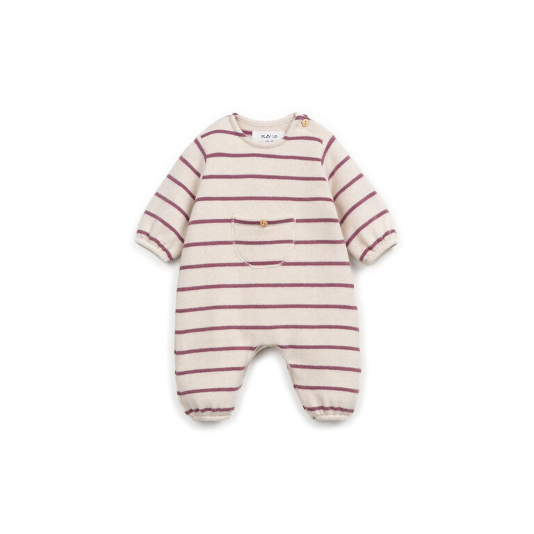 PLAY UP PLAY UP jumpsuit kind Amora gestreept (roze)