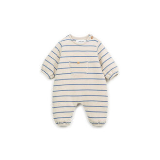 PLAY UP Play Up |  Striped Flame Jersey Jumpsuit | Blauw