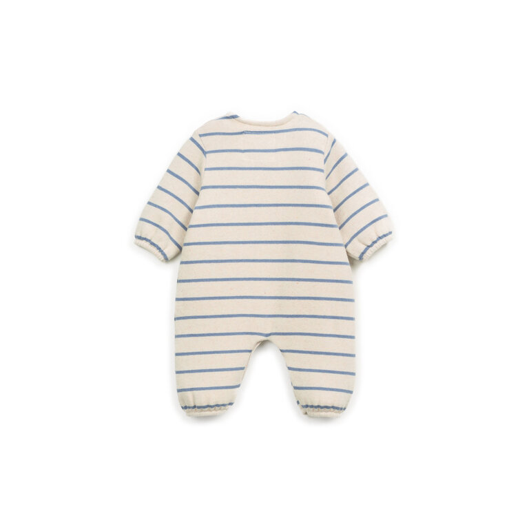 PLAY UP Play Up |  Striped Flame Jersey Jumpsuit | Blauw