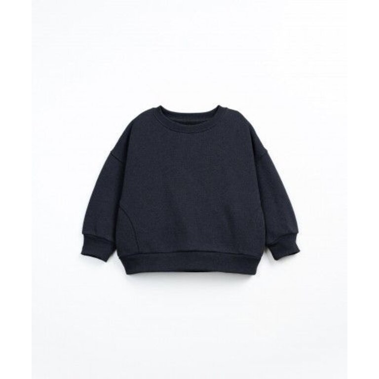 PLAY UP PLAY UP fleece trui jongen Grafite (donkergrijs)