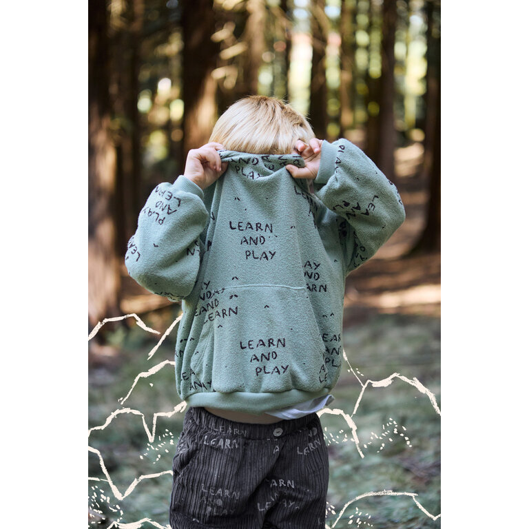 PLAY UP PLAY UP trui jongen Printed Jersey Arrabida (groen met print)