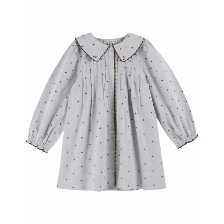 Emile et Ida Jurk Emile et Ida | Robe Jacquard  Coeur