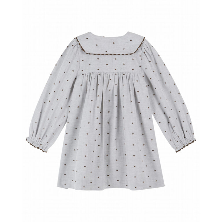 EMILE & IDA Jurk Emile et Ida | Robe Jacquard  Coeur