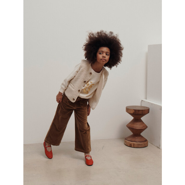 EMILE & IDA Broek Emile et Ida | Pantalon Poches Tulipe | Bronze