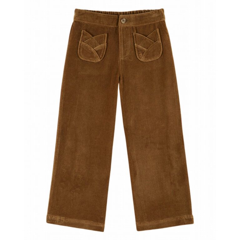 EMILE & IDA Broek Emile et Ida | Pantalon Poches Tulipe | Bronze