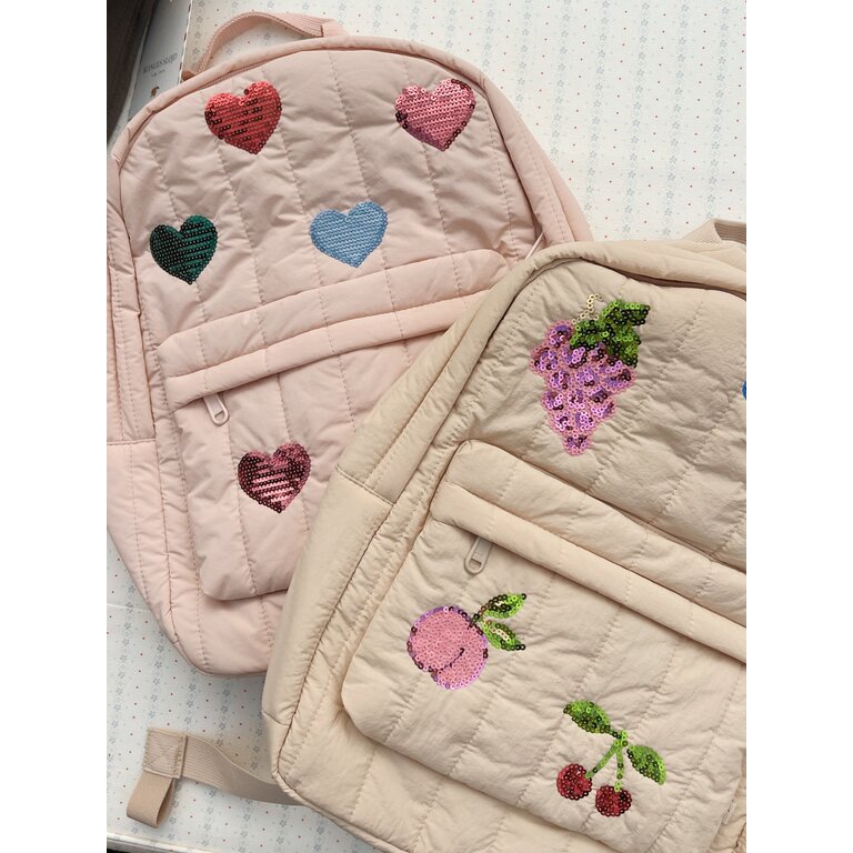 Konges Sløjd Juno Quilted Backpack Midi | Rugzak | Frappé