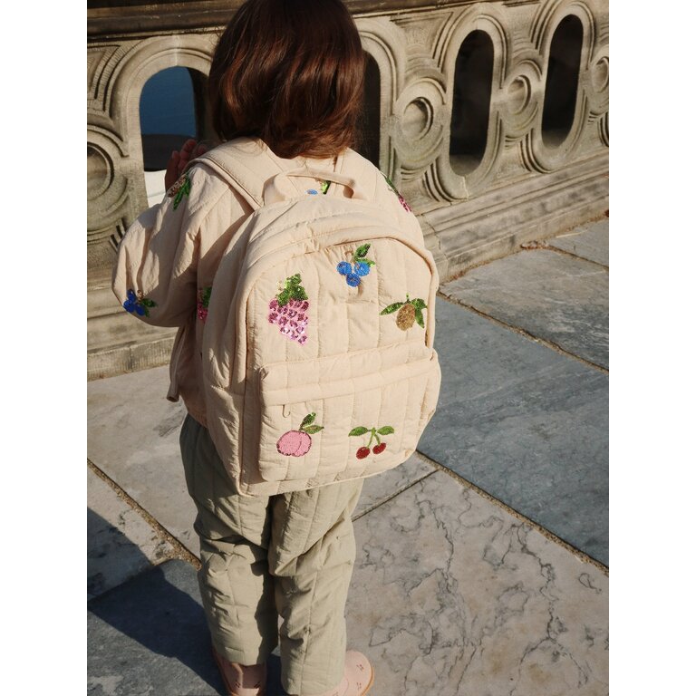 Konges Sløjd Juno Quilted Backpack Midi | Rugzak | Frappé