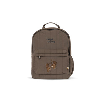 Konges Sløjd Juno Quilted Backpack Midi | Rugzak | Walnut