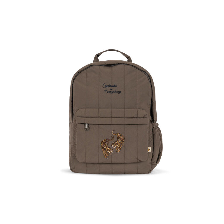 Konges Sløjd Juno Quilted Backpack Midi | Rugzak | Walnut