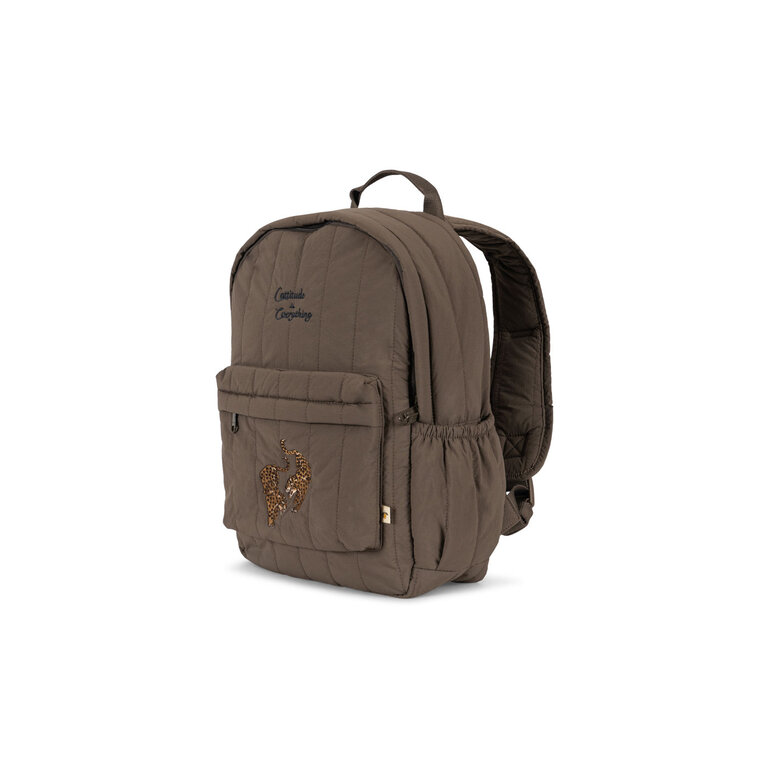 Konges Sløjd Juno Quilted Backpack Midi | Rugzak | Walnut