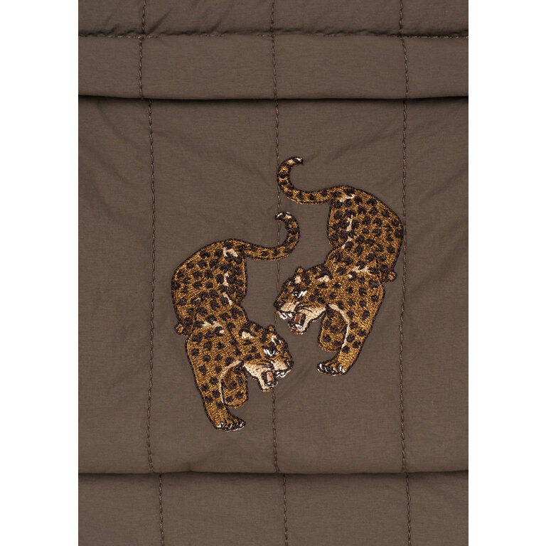 Konges Sløjd Juno Quilted Backpack Midi | Rugzak | Walnut