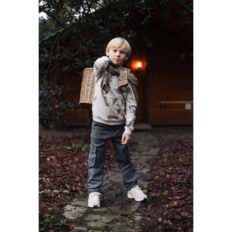 Levv LEVV broek jongen Tyler pants Antracite antraciet