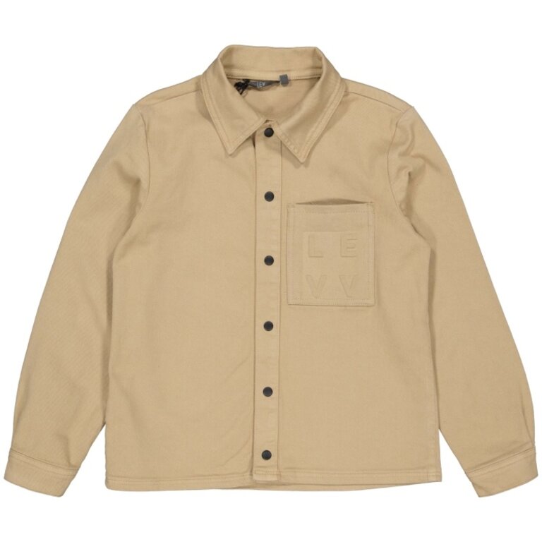 Levv LEVV blouse jongen Tjibbe blouse Sand zandkleur