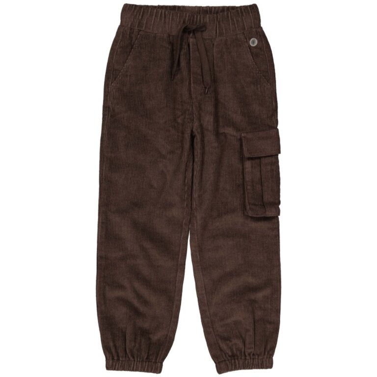 Levv LEVV broek jongen Tristan pants Dark Brown donkerbruin