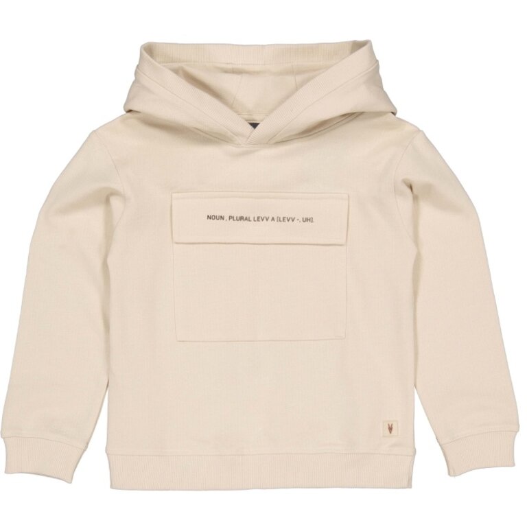 Levv LEVV sweater jongen Vinn sweater Oatmeal beige