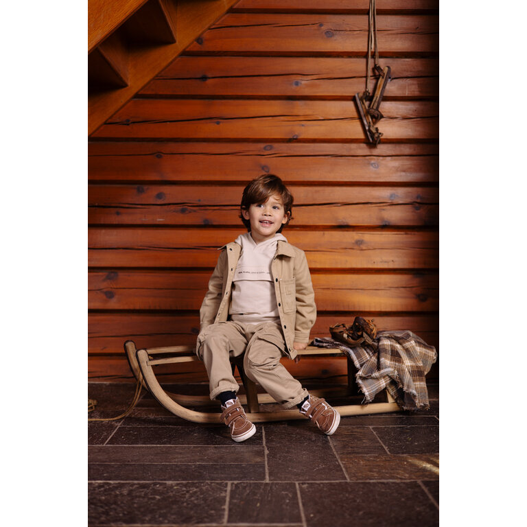 Levv LEVV sweater jongen Vinn sweater Oatmeal beige