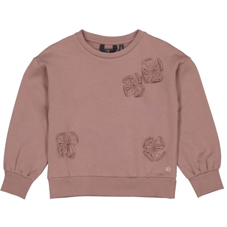 Levv LEVV sweater meisje Vedetta sweater Pink Red rood roze