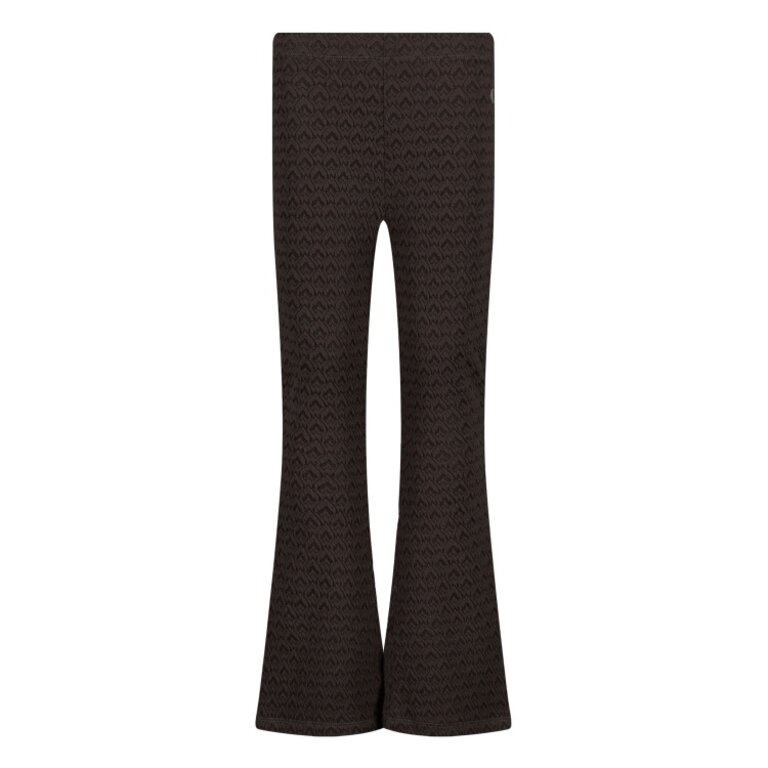 Levv LEVV flared broek jongen Ville flared broek Mud Grey grijs