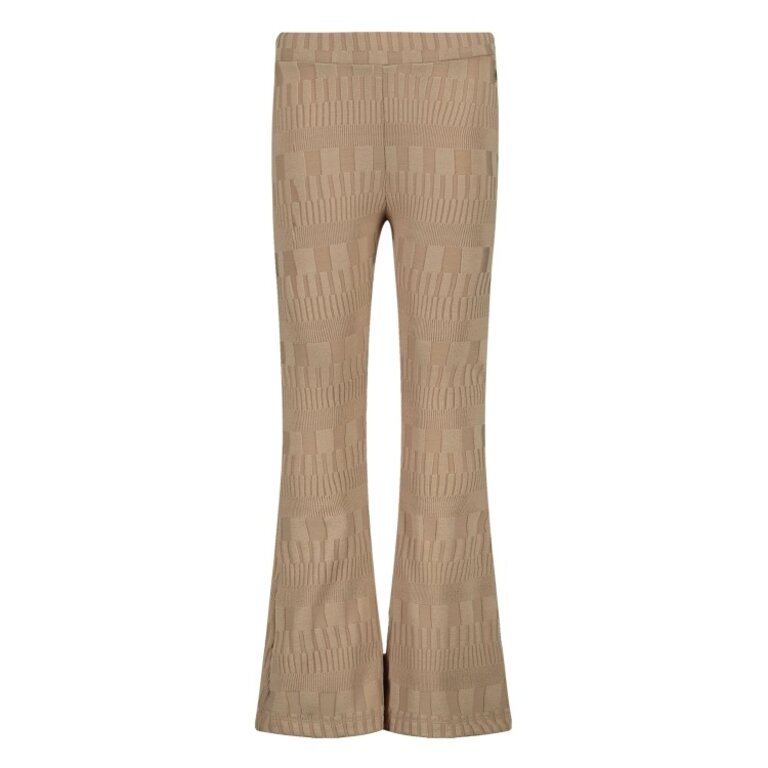 Levv LEVV flared broek meisje Vlinder flared broek Light Taupe taupe