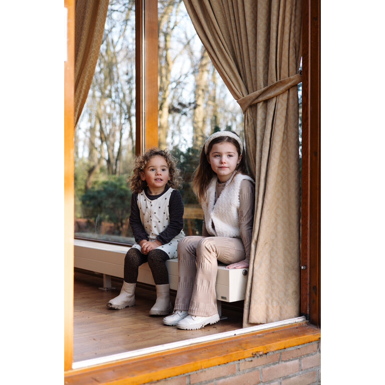 Levv LEVV flared broek meisje Vlinder flared broek Light Taupe taupe