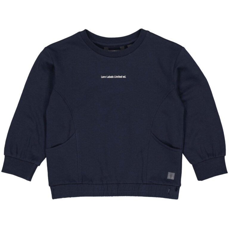 Levv LEVV sweater jongen Valiant sweater Night Blue donkerblauw