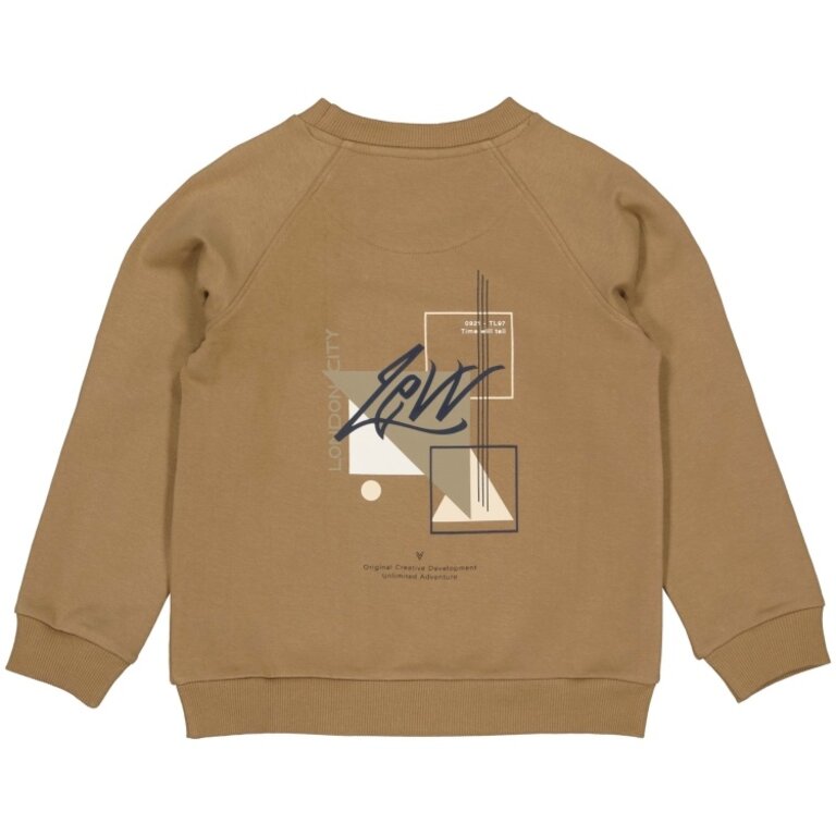 Levv LEVV sweater jongen Vasco sweater Desert Sand zandkleur