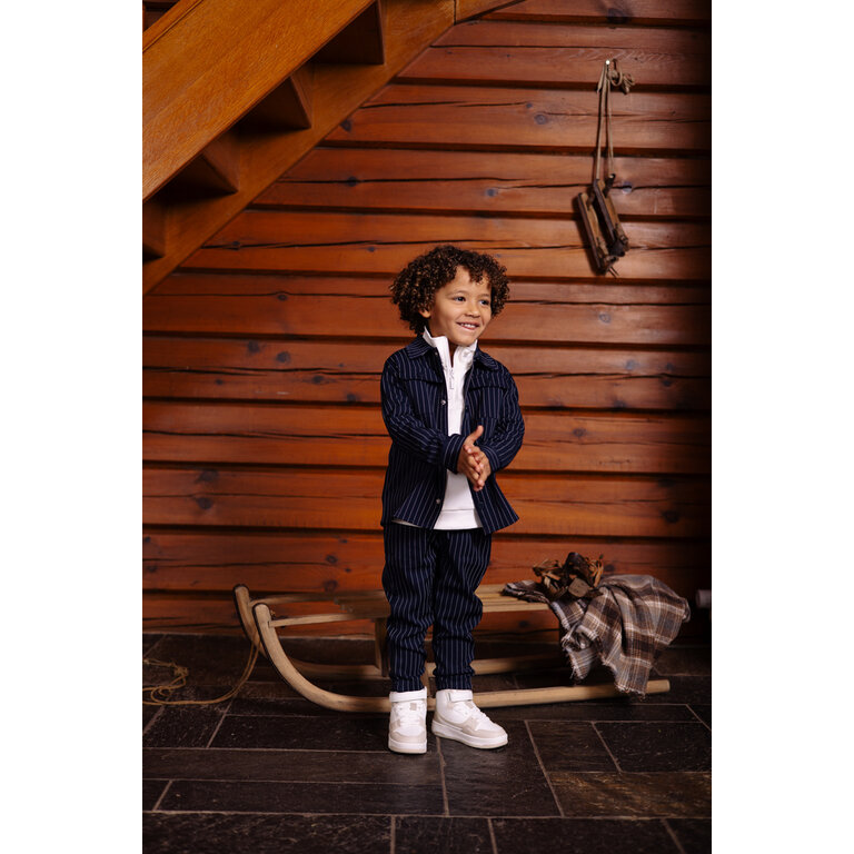 Levv LEVV korte broek jongen Vio short Night Blue donkerblauw